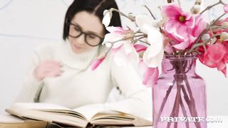 Hot European takes a big cock up her ass