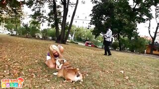 Sabrina Blond BBC in Toilet