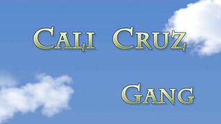 Skinny French Cali Cruz Gangbang by 10 Guys