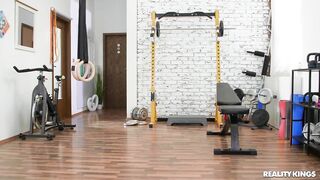 Alexis Crystal - Twerking Out at the Gym