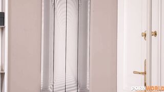 Sexy tight pussy blonde takes a BBC GP1618