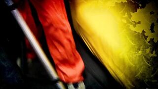 Young teen having BBC in her bed