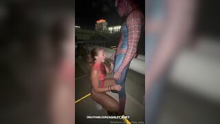 Ashley Aoky Fucked by Black Spiderman