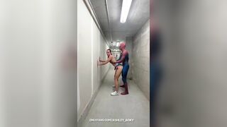 Ashley Aoky Fucked by Black Spiderman