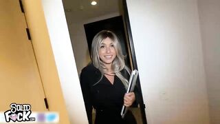 Office Babe Fucks her Boss for Salary In