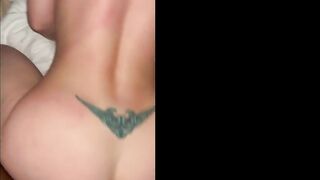 Cute teen ripped apart in her bedroom