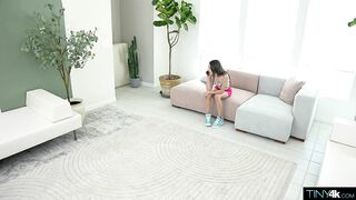 Cute tiny teen first time porn with a fat cock