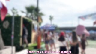 Hotwife fucked at a festival in Cannes