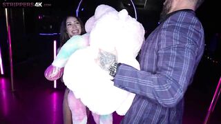 Skinny Sexy Stripper Fucked in The Club