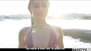 Skinny Italian Chick Fucked by BBC