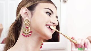 Step Siblings share a cock