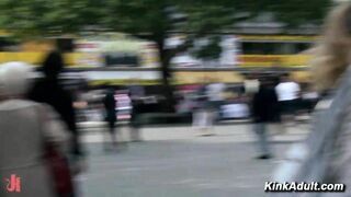 European slut gets facial bukkake