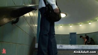 European slut gets facial bukkake