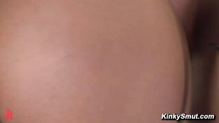 Blonde Duo Anal Play in Toyland