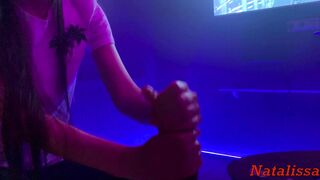 Hot Babe Sucking My Cock in VIP Room