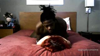 White slut fucked from behind