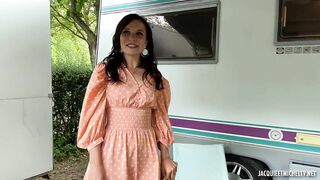 Pretty teen fucked in RV