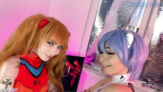zirael rem asuka and rei fucked by 2 guys