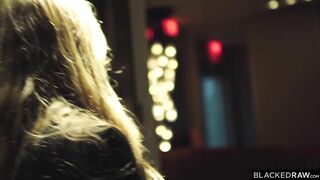 Carmen Swallows a huge black cock