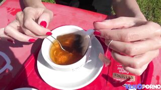 Elise, a very naughty teacher, fucks the supervisor of her college