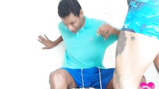 Rolling with the ass at the bbc bricklayer