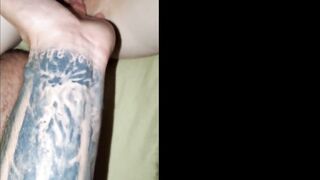 My teenage girlfriend gets hammered by my big dick