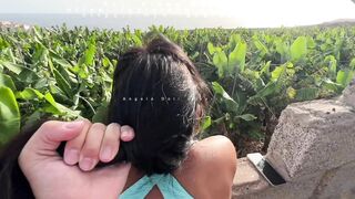 French Super Model Fucked outdoors in her tights