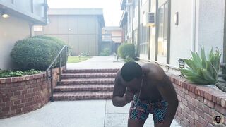 big black dick exercised booty