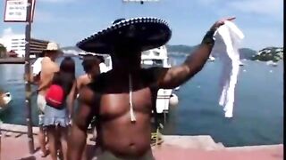 Pretty asian teen banged on a boat