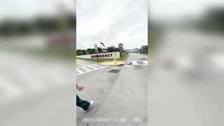 Young Nurse Fucked at Parking Garage