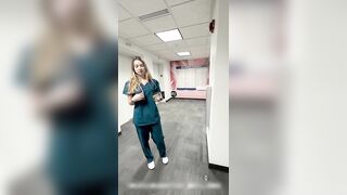 Young Nurse Fucked at Parking Garage