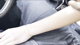 Stacy Cruz takes BBC in the car