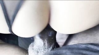 Stacy Cruz takes BBC in the car