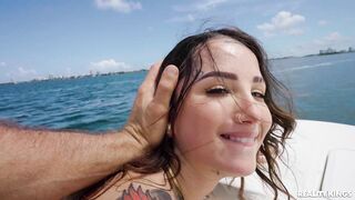 petite goth gets open huge