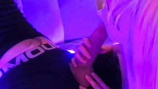 Teen Girl Handling A Fat Cock