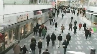 Two ghetto thugs hunt down white chick Bridgette Kerkove